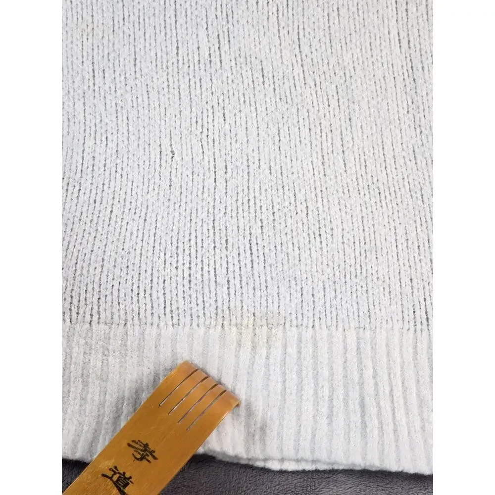Jordan Flight Men's Sz S Heritage Knit Crewneck Sweater White FD7389-133 C36